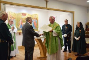 Tony receives a Papal award
